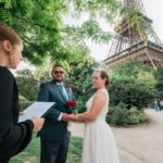 By Sabrina ceremony Eiffel Tower