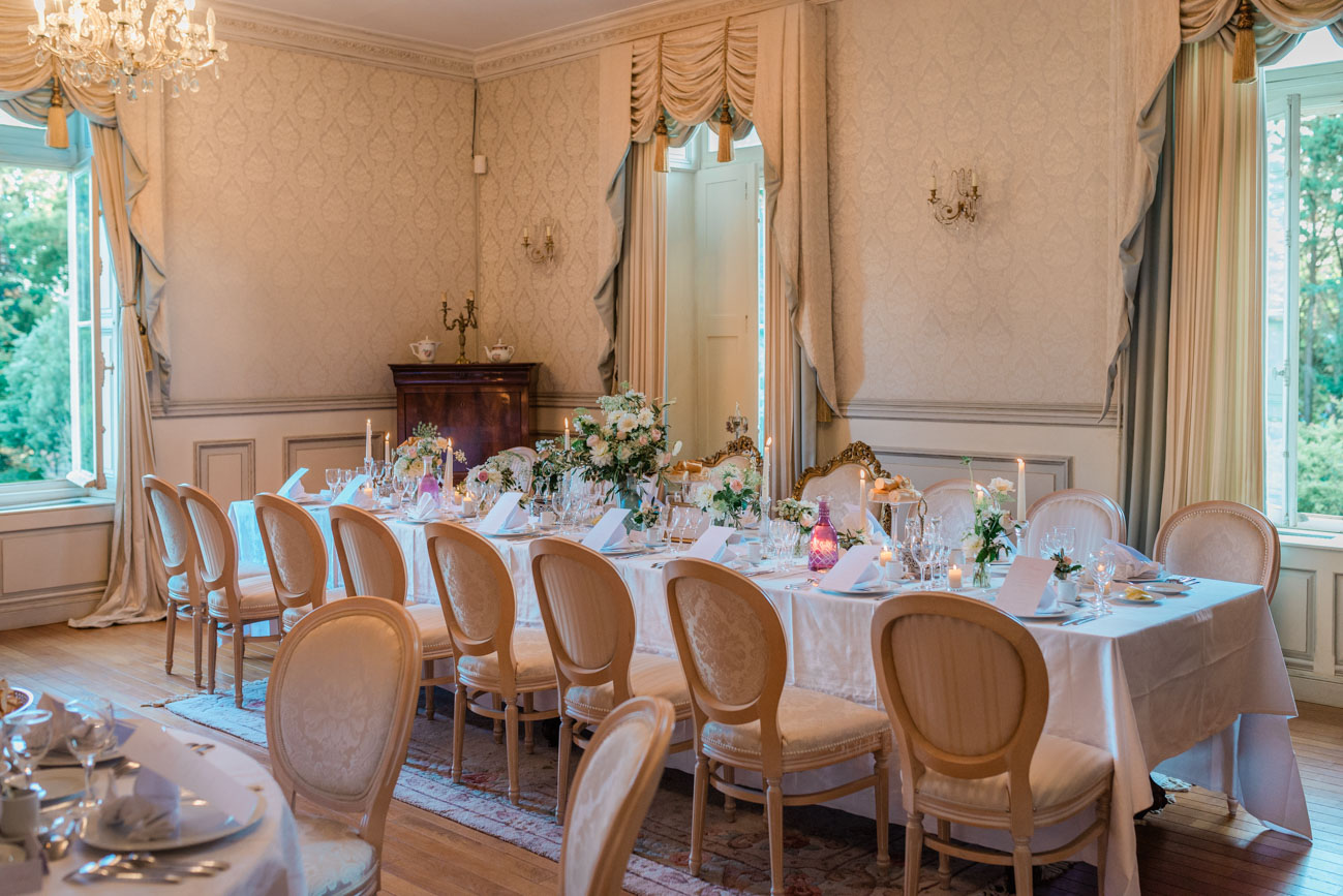 French Wedding Château Table